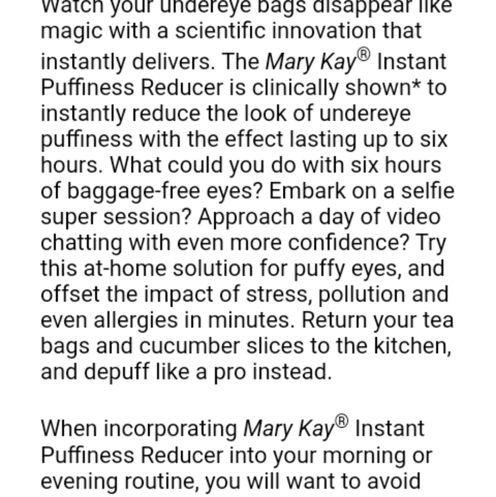Eye puffiness reducer - Picture 3 of 7